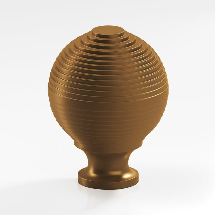 Colonial Bronze 636 Beehive Cabinet Knob in Matte Light Statuary Bronze