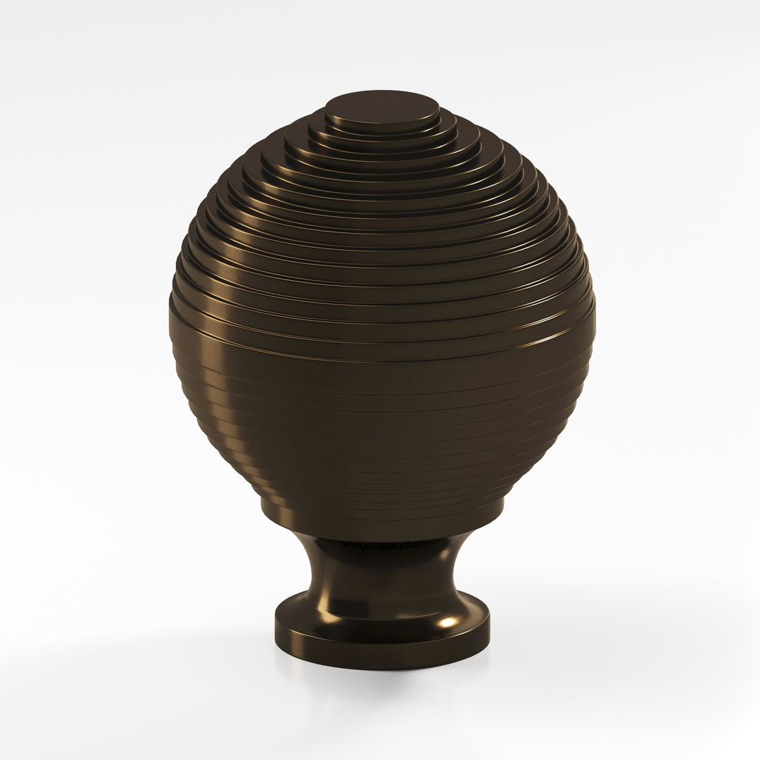 Colonial Bronze 636BB Beehive Back-to-Back Shower Door Knob Kit in Oil Rubbed Bronze