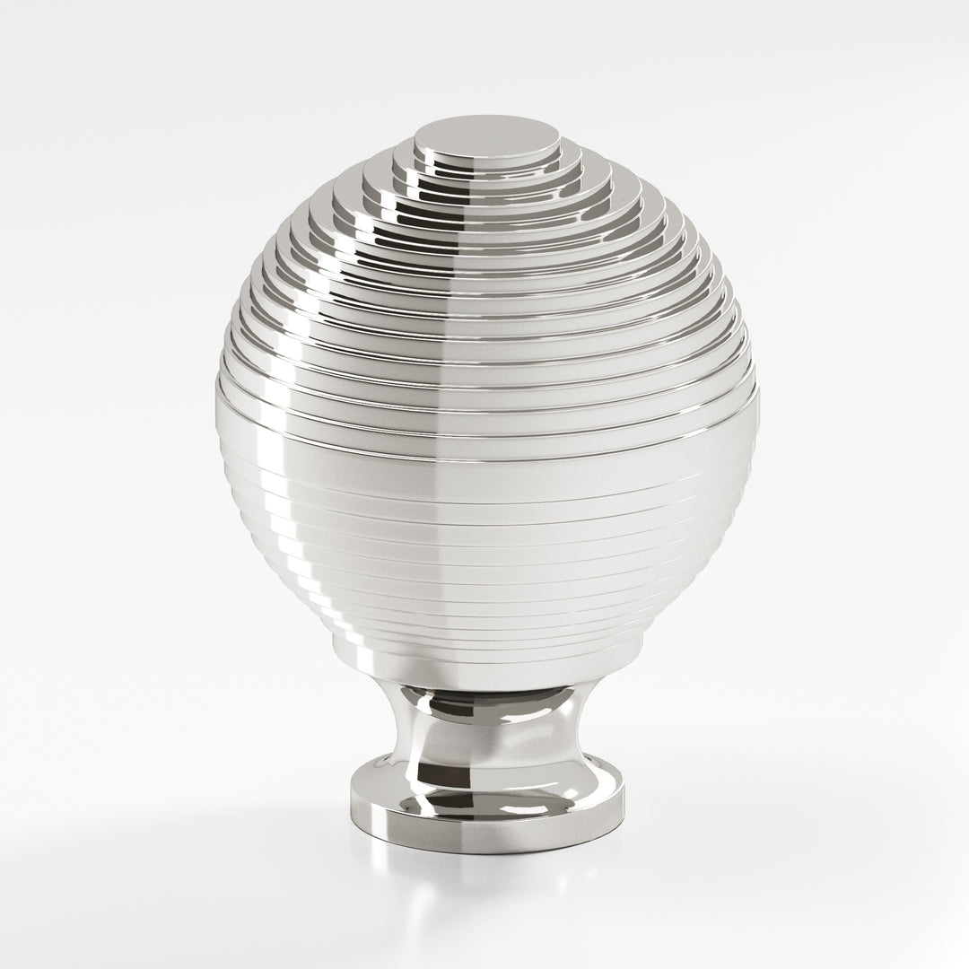 Colonial Bronze 636 Beehive Cabinet Knob in Polished Nickel