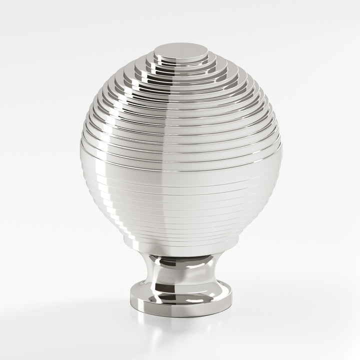 Colonial Bronze 636 Beehive Cabinet Knob in Polished Nickel