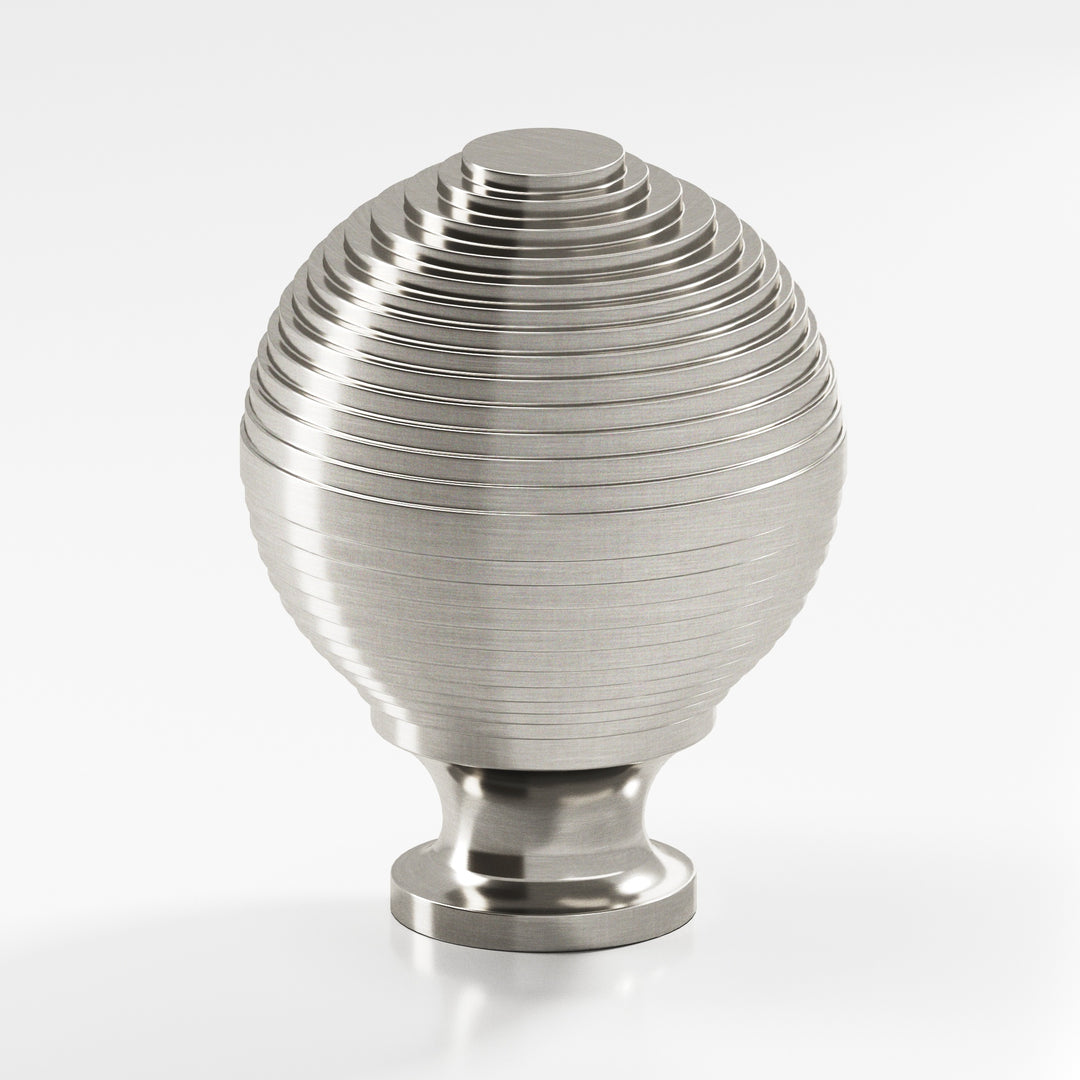 Colonial Bronze 636 Beehive Cabinet Knob in Satin Nickel