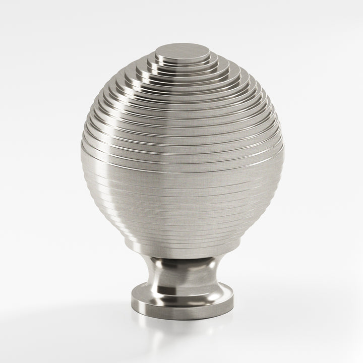 Colonial Bronze 637 Beehive Cabinet Knob in Satin Nickel