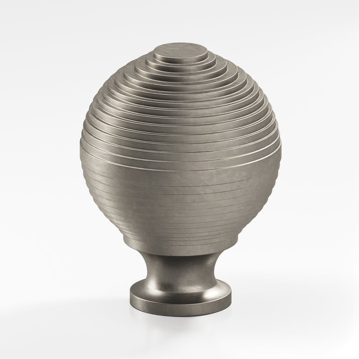 Colonial Bronze 637 Beehive Cabinet Knob in Matte Pewter