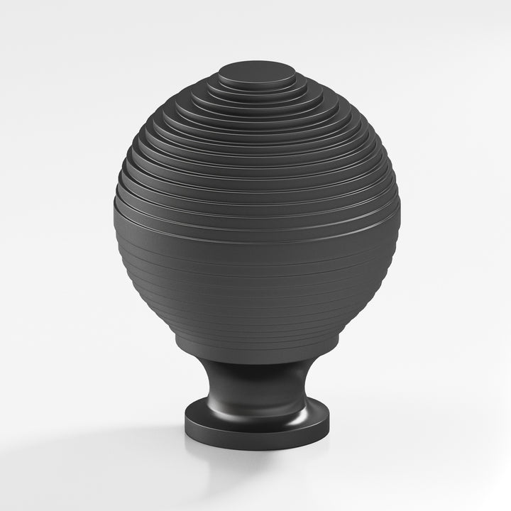 Colonial Bronze 637 Beehive Cabinet Knob in Matte Graphite