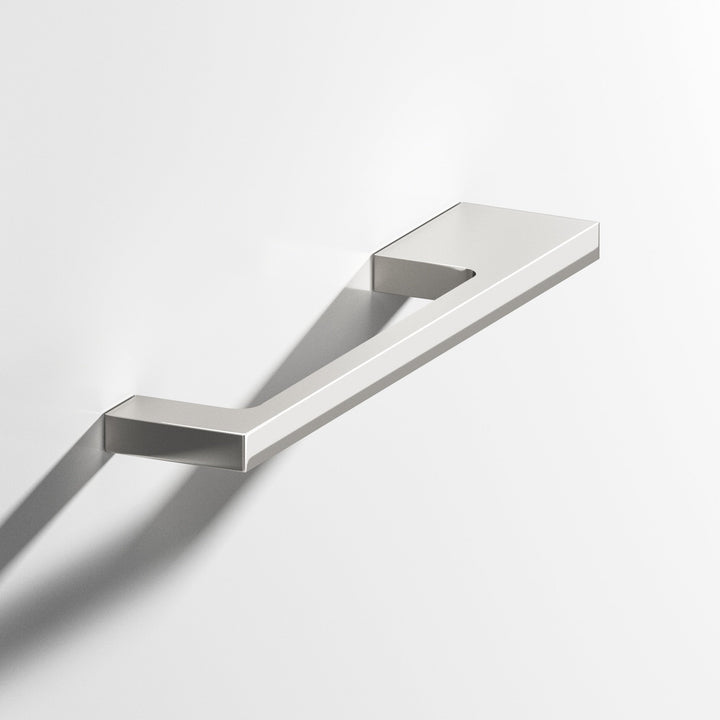 Colonial Bronze 668 Rectangular Cabinet Pull with unequal-width rectangular legs in Polished Nickel