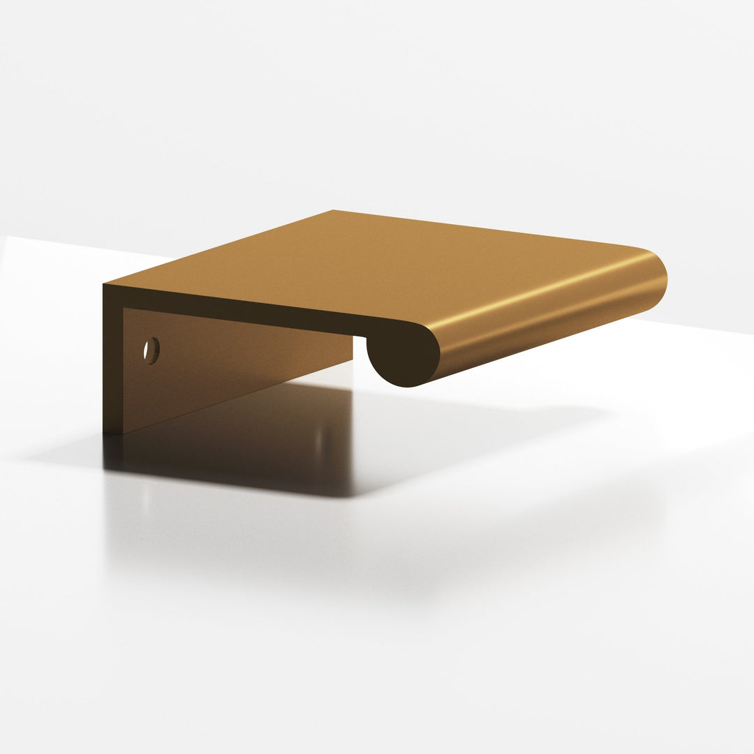 Colonial Bronze 700 Edge Pull with fully-rounded lip in Matte Light Statuary Bronze
