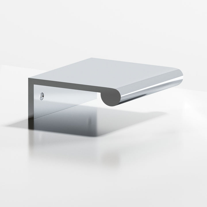 Colonial Bronze 700 Edge Pull with fully-rounded lip in Polished Chrome