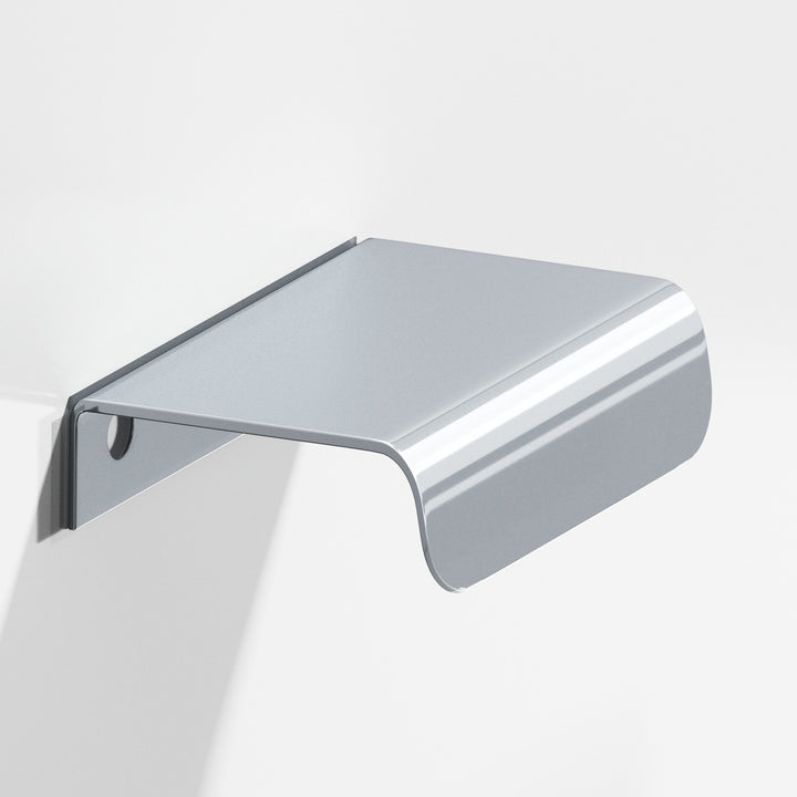 Colonial Bronze 708 Edge Pull with rounded lip in Polished Chrome