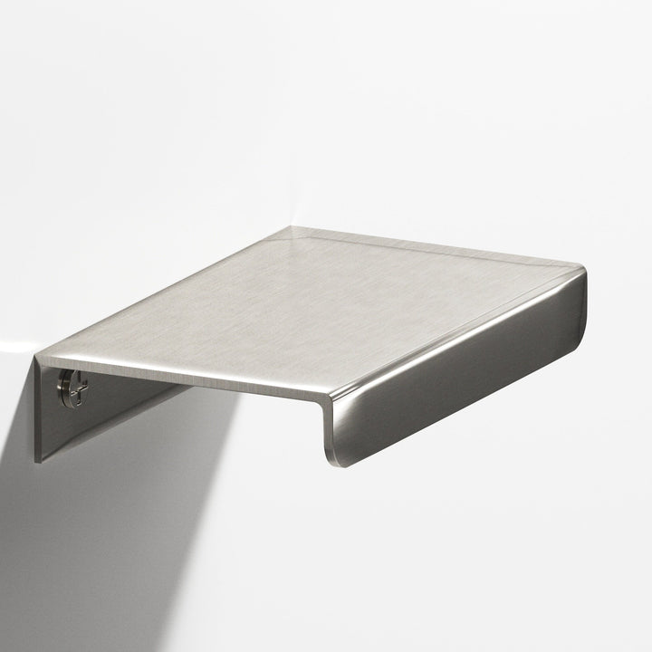 Colonial Bronze 710 Edge Pull with straight lip in Satin Nickel