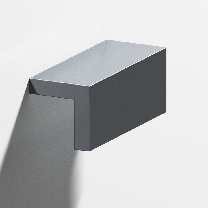 Colonial Bronze 712 L-shaped Cabinet Pull in Polished Chrome