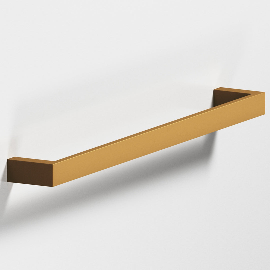 Colonial Bronze 747 Rectangular Cabinet Pull with rounded back in Matte Light Statuary Bronze