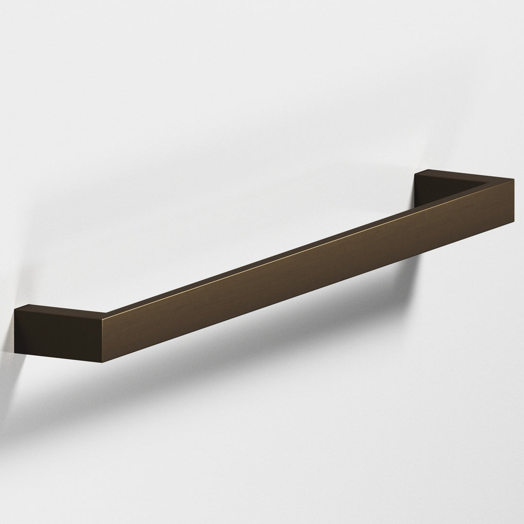 Colonial Bronze 845BB Rectangular Back-to-Back Shower Door Pull Kit with rounded back in Oil Rubbed Bronze