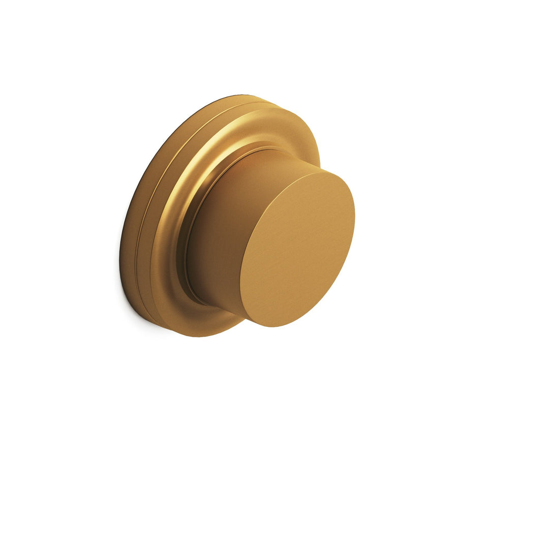 Colonial Bronze SER110 Round narrow Garment Rod with 110 knob top in Matte Light Statuary Bronze
