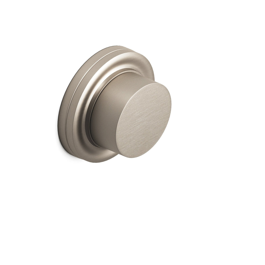 Colonial Bronze ER110 Round Garment Rod with 110 knob top in Matte Pewter