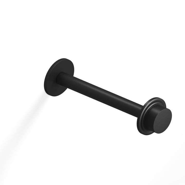 Colonial Bronze ER110 Round Garment Rod with 110 knob top in Matte Satin Black