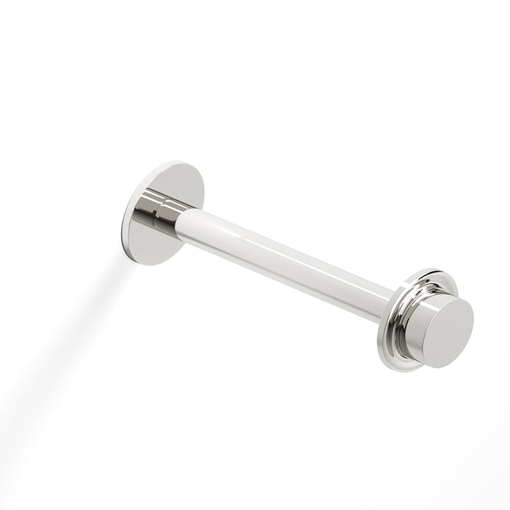 Colonial Bronze SER110 Round narrow Garment Rod with 110 knob top in Polished Nickel