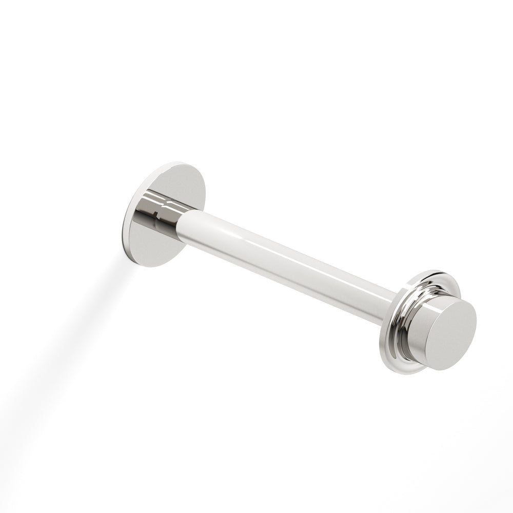Colonial Bronze SER110 Round narrow Garment Rod with 110 knob top in Polished Nickel