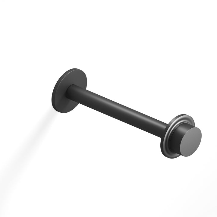 Colonial Bronze SER110 Round narrow Garment Rod with 110 knob top in Matte Graphite