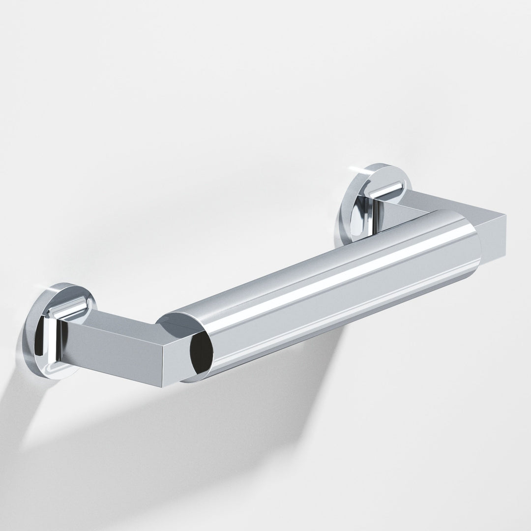 Colonial Bronze 1363 Gropius-style Appliance Pull with flared feet in Polished Chrome