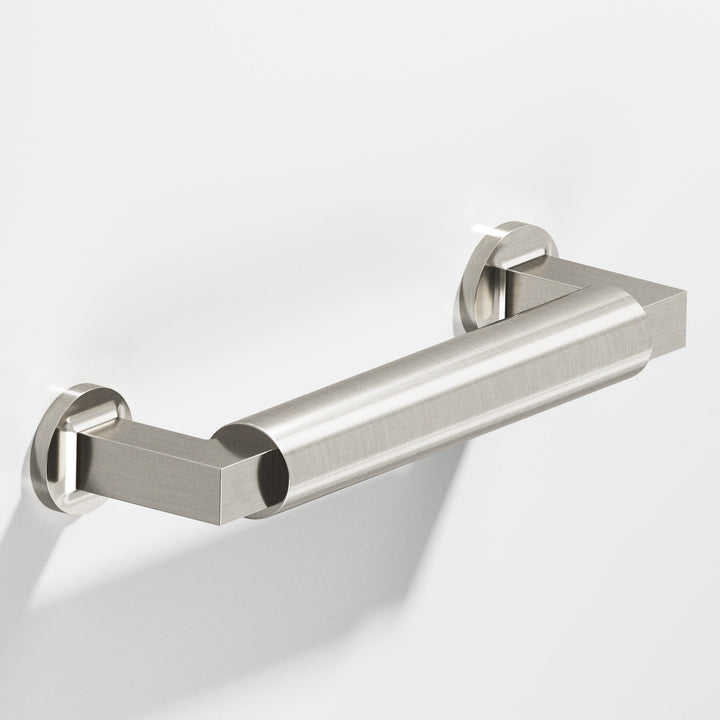Colonial Bronze 1361 Gropius-style Cabinet Pull with flared feet in Satin Nickel