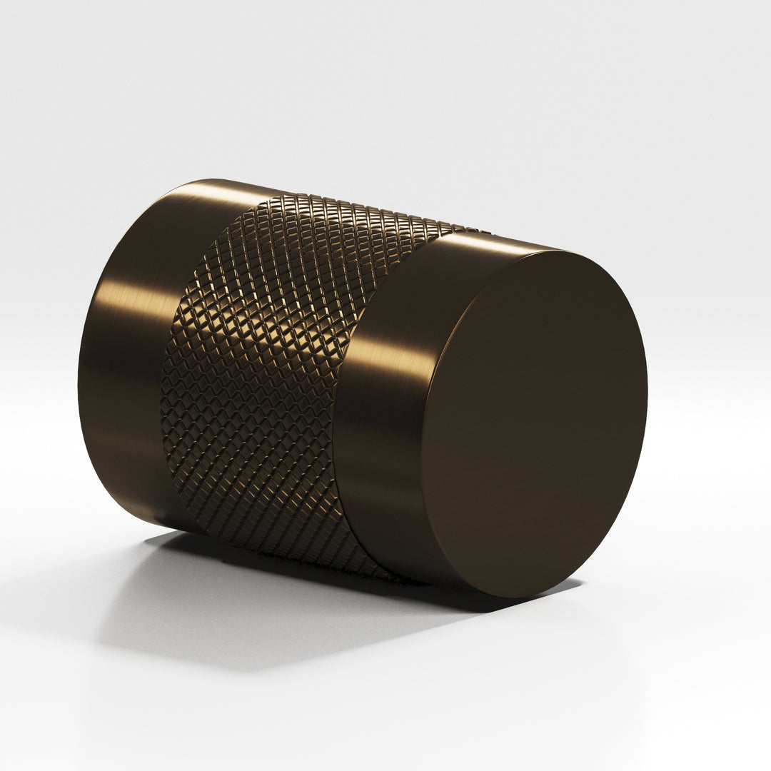 Colonial Bronze 560BB Round diamond-knurled Back-to-Back Shower Door Knob Kit in Oil Rubbed Bronze