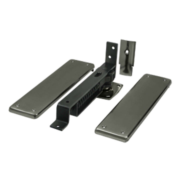 Deltana - Spring Hinge, Double Action w/ Solid Brass Cover Plates