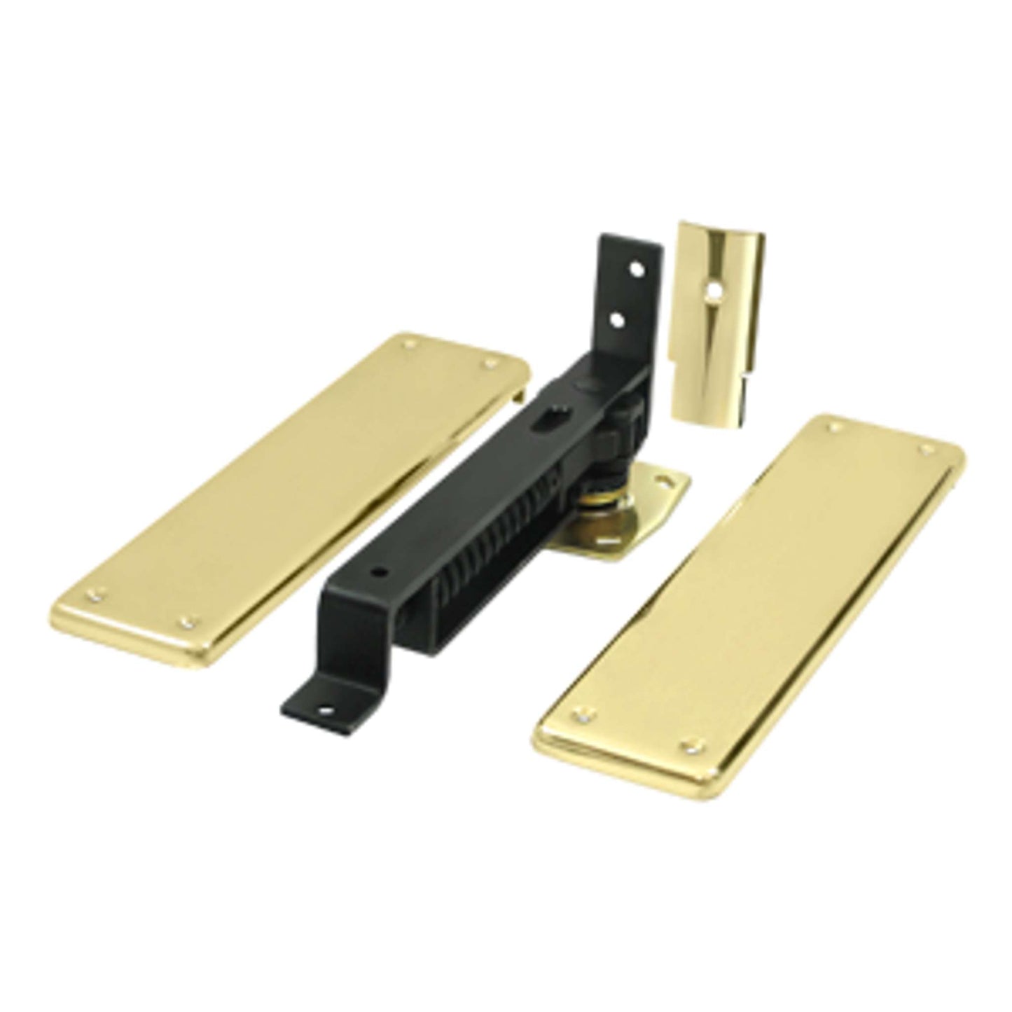 Deltana - Spring Hinge, Double Action w/ Solid Brass Cover Plates