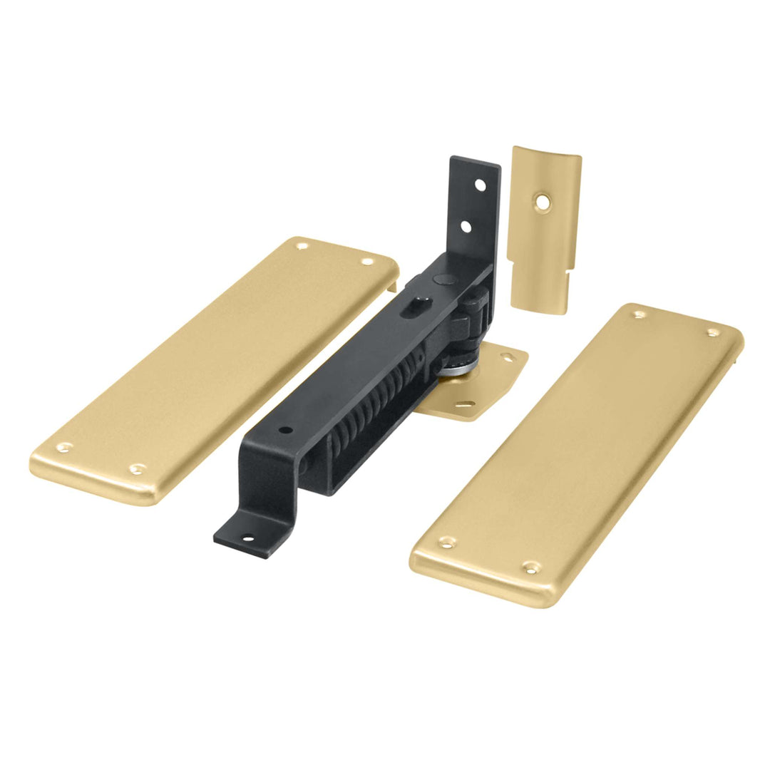 Deltana - Spring Hinge, Double Action w/ Solid Brass Cover Plates