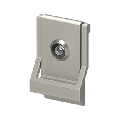 Deltana - Modern Door Knocker, UL Listed Viewer, Solid Brass