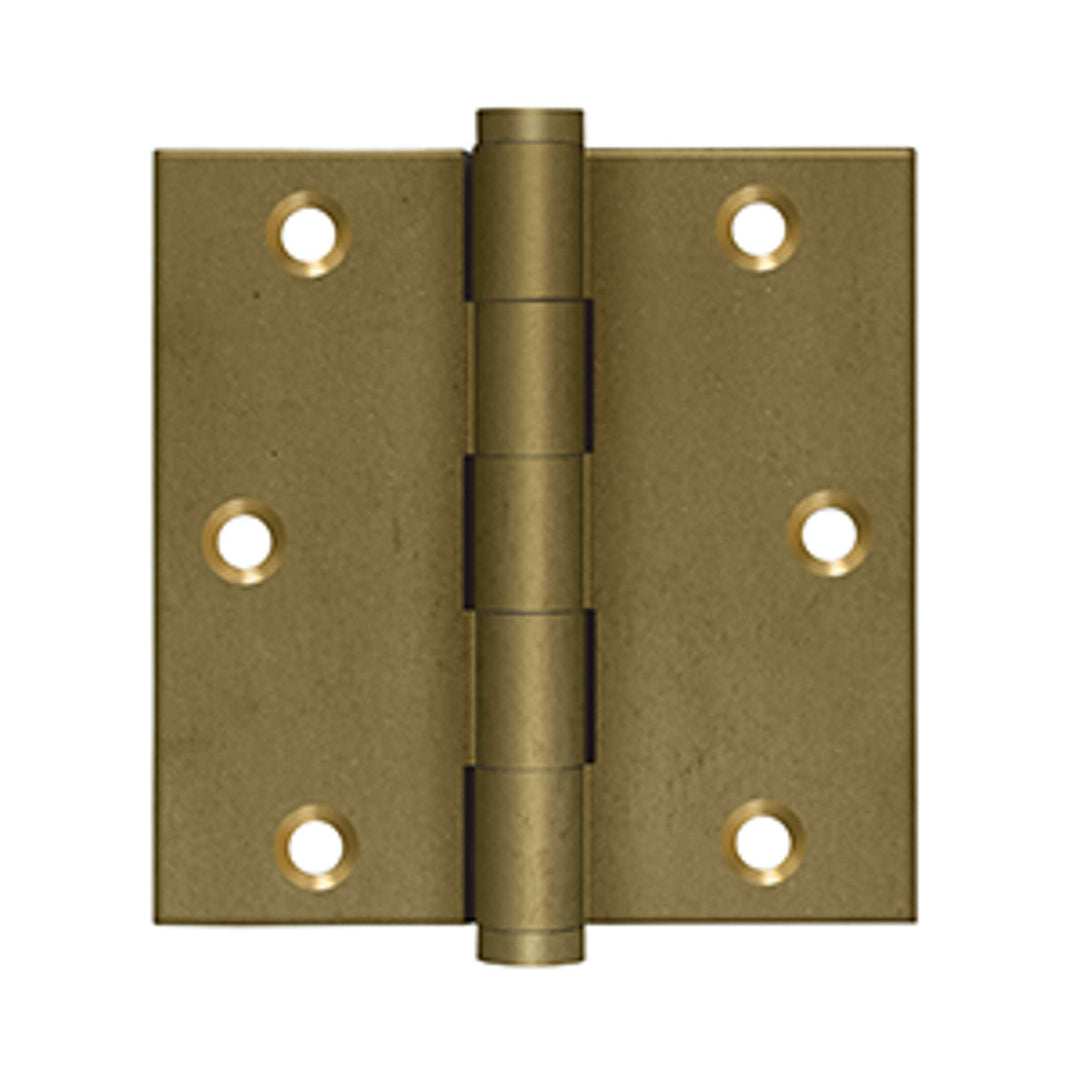 Deltana - 3-1/2" x 3-1/2" Square Hinges, Distressed Hinges