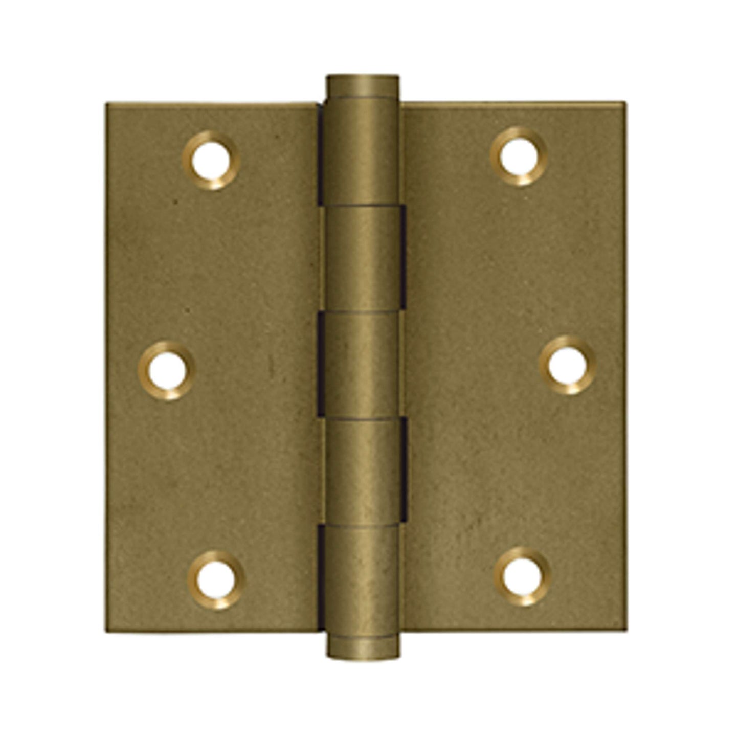 Deltana - 3-1/2" x 3-1/2" Square Hinges, Distressed Hinges