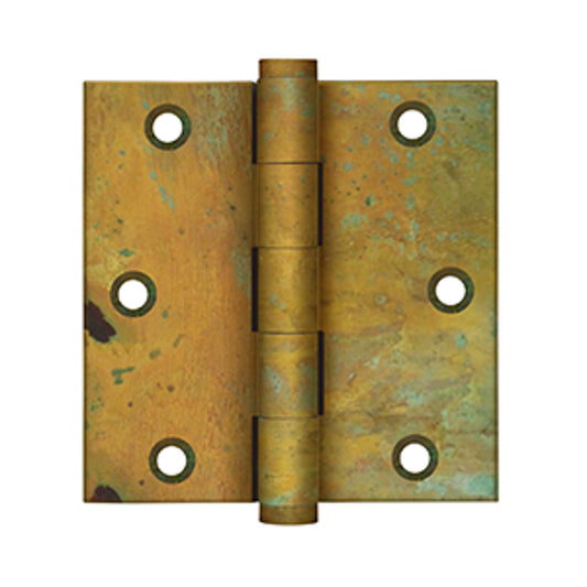 Deltana - 3-1/2" x 3-1/2" Square Hinges, Distressed Hinges