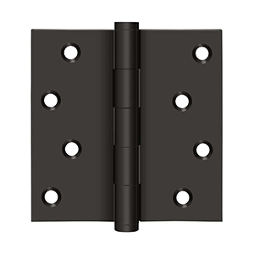 Deltana - 4" x 4" Square Hinges, Solid Brass Hinges