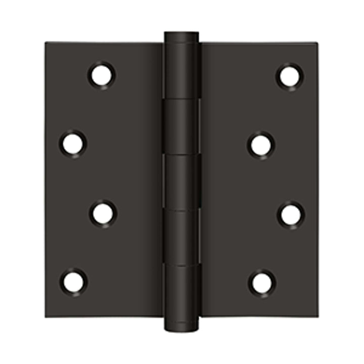 Deltana - 4" x 4" Square Hinges, Solid Brass Hinges