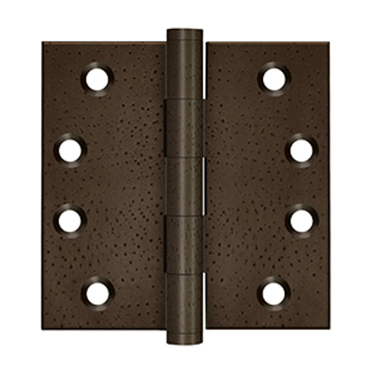 Deltana - 4"x 4" Square Hinges, Distressed Hinges