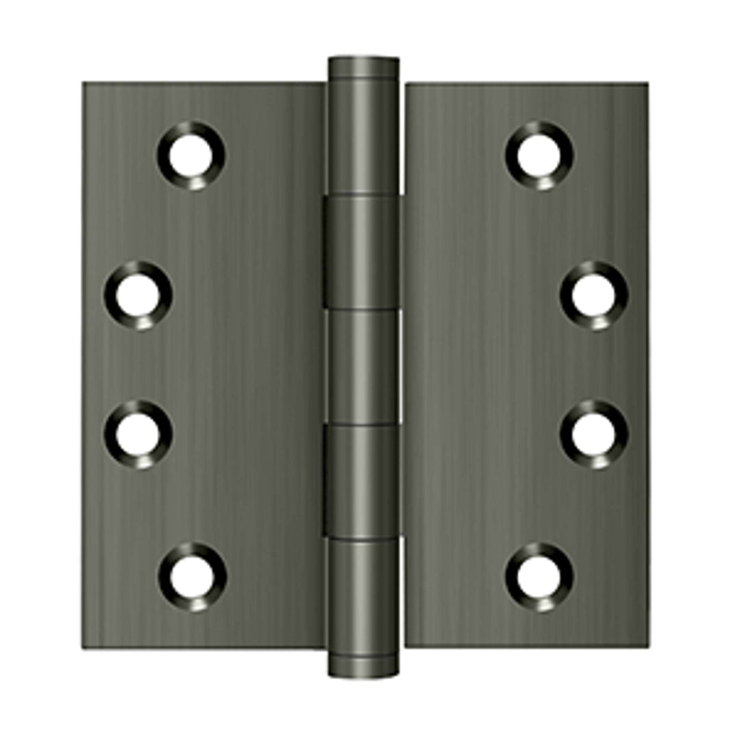 Deltana - 4" x 4" Square Hinges, Solid Brass Hinges