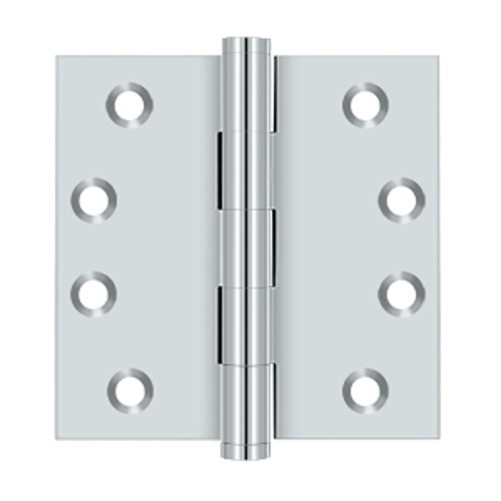 Deltana - 4" x 4" Square Hinges, Solid Brass Hinges