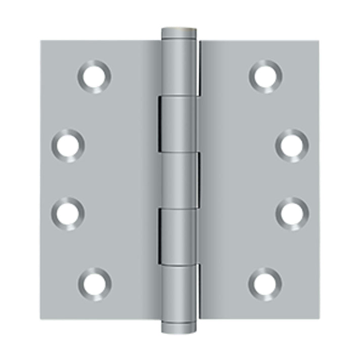 Deltana - 4" x 4" Square Hinges, Solid Brass Hinges