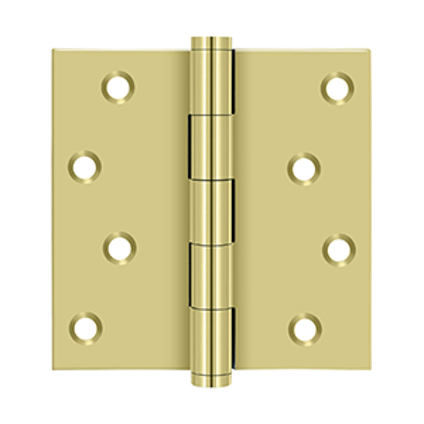 Deltana - 4" x 4" Square Hinges Residential / Zig-Zag, Solid Brass Hinges