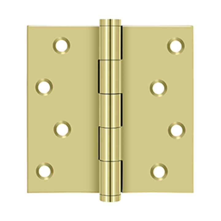 Deltana - 4" x 4" Square Hinges Residential / Zig-Zag, Solid Brass Hinges