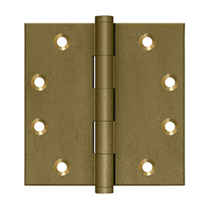 Deltana - 4-1/2" x 4-1/2" Square Hinges, Distressed Hinges