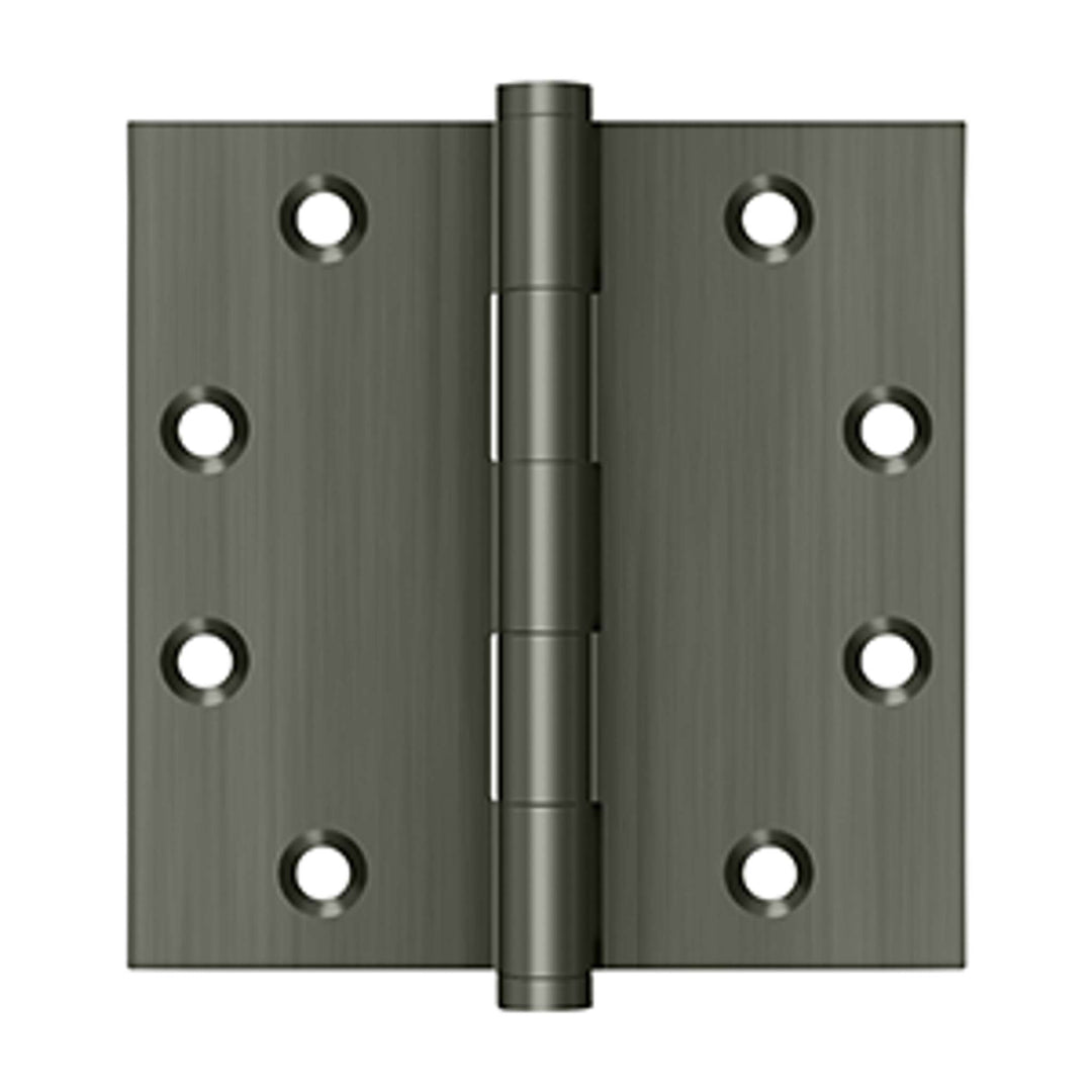 Deltana - 4-1/2" x 4-1/2" Square Hinges, Solid Brass Hinges