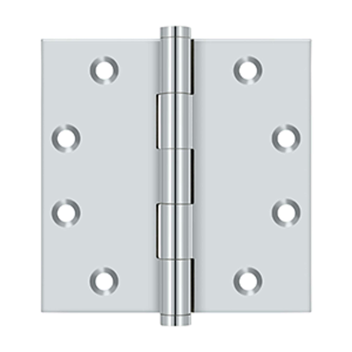 Deltana - 4-1/2" x 4-1/2" Square Hinges, Solid Brass Hinges