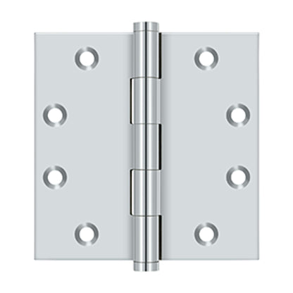 Deltana - 4-1/2" x 4-1/2" Square Hinges, Solid Brass Hinges