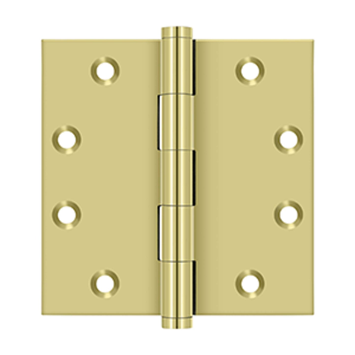 Deltana - 4-1/2" x 4-1/2" Square Hinges, Solid Brass Hinges