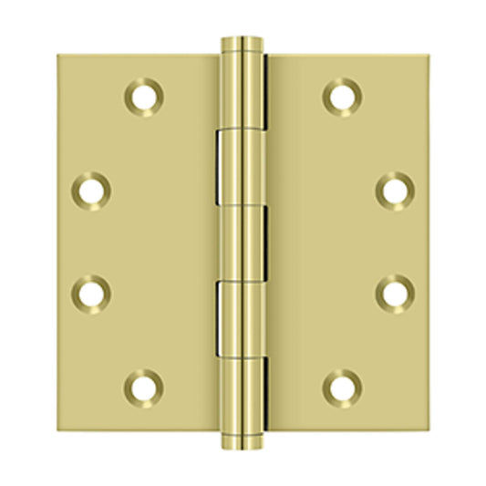 Deltana - 4-1/2" x 4-1/2" Square Hinges, Solid Brass Hinges