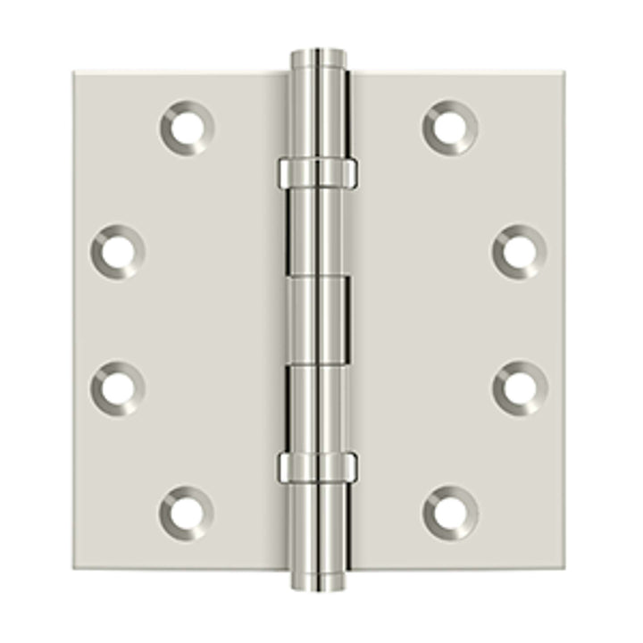 Deltana - 4-1/2" x 4-1/2" Square Hinges, Ball Bearings, Solid Brass Hinges