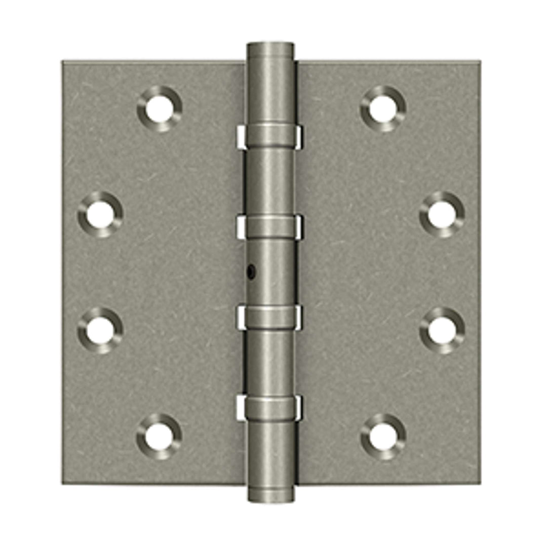 Deltana - 4-1/2" x 4-1/2" Square Hinges, Ball Bearings, Distressed Hinges