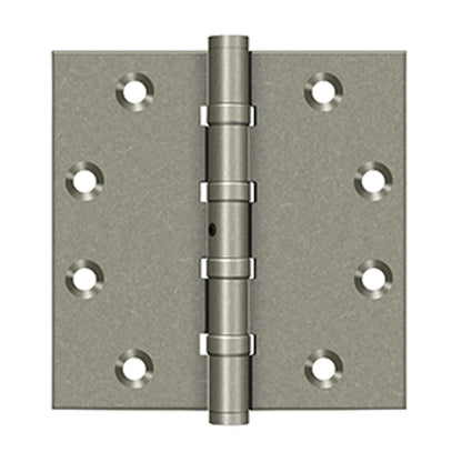 Deltana - 4-1/2" x 4-1/2" Square Hinges, Ball Bearings, Distressed Hinges