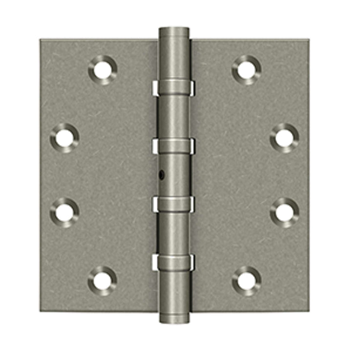 Deltana - 4-1/2" x 4-1/2" Square Hinges, Ball Bearings, Distressed Hinges